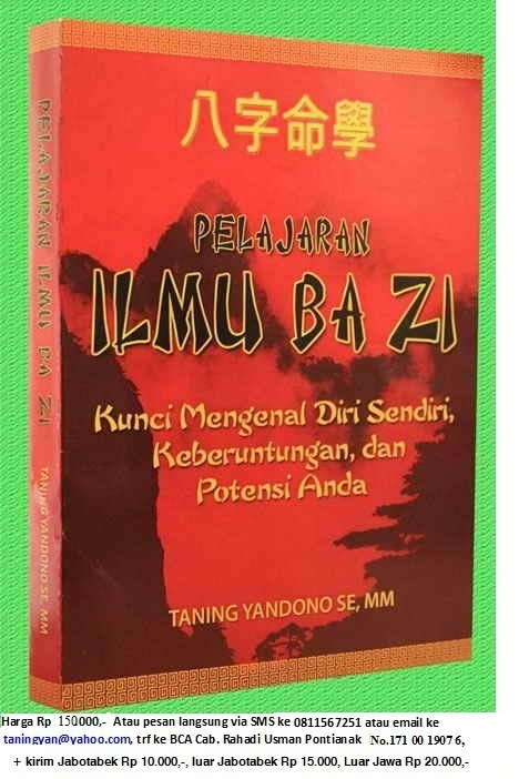 Buku Ilmu Pelajaran Ba Zi Qualife Fengshui